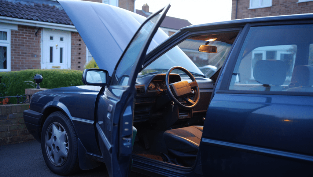 Car won’t start with bonnet open and no warning lights showing in Medway.