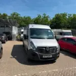 Car in for servicing