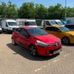 Car in for servicing